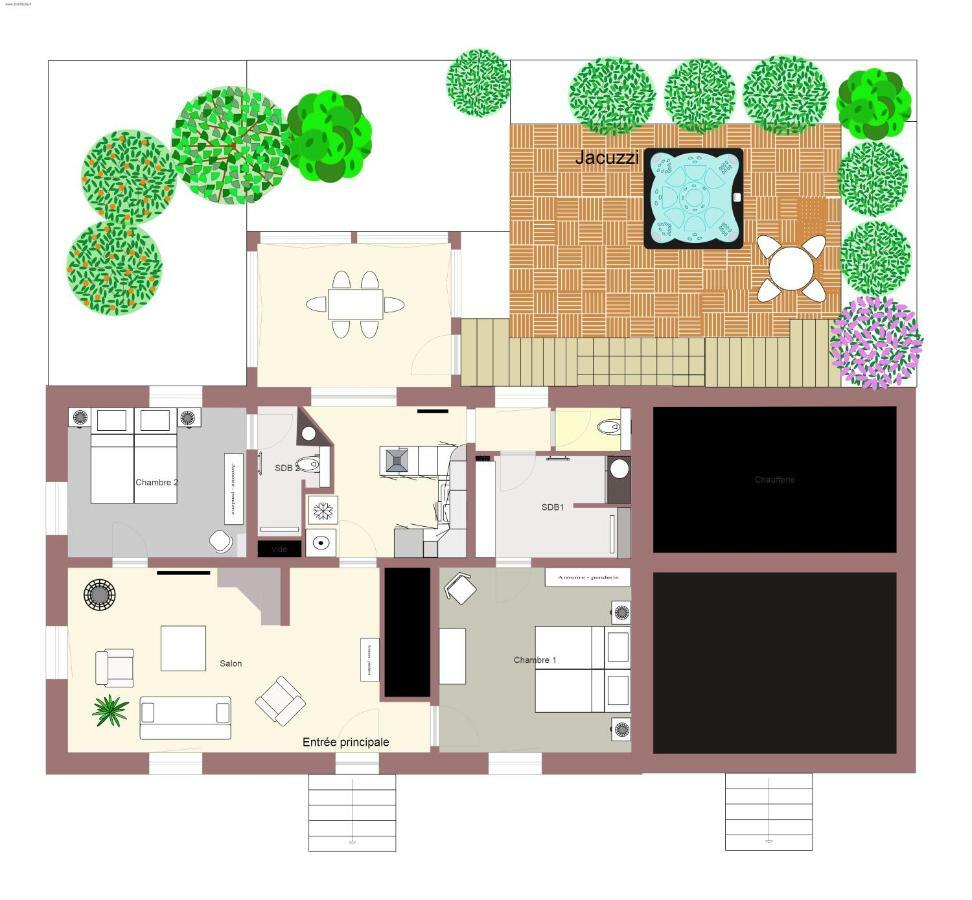 Maison Des Ecluses Strasbourg F3 90M2 Jacuzzi Climatisation ภายนอก รูปภาพ
